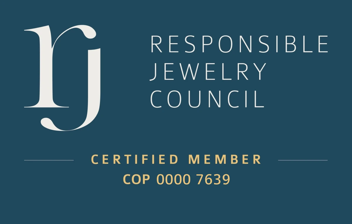 Responsible Jewellery Council — Certified Member, COP 0000 7639